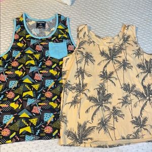 Graphic tank-tops